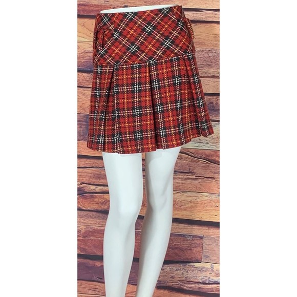 SPORT ADA Women's S (SZ 36) Wool Blend Pleated Skirt - Picture 2 of 8